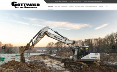 gottwald-strassenbau.de screenshot