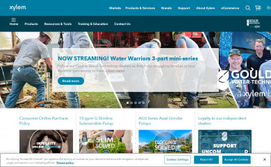 goulds.com screenshot
