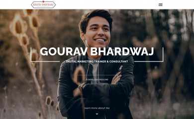 gouravbhardwaj.in screenshot