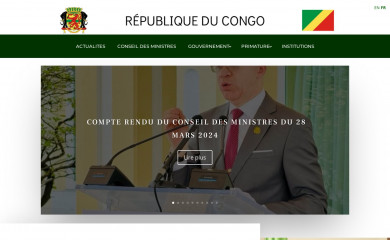 gouvernement.cg screenshot
