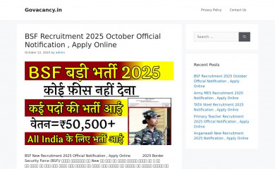 govacancy.in screenshot