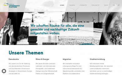 governance-platform.org screenshot