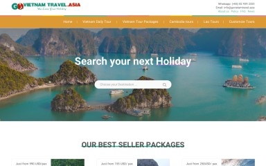 govietnamtravel.asia screenshot
