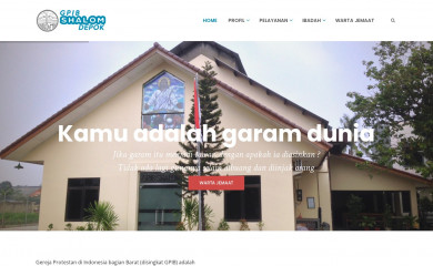 gpibshalomdepok.org screenshot
