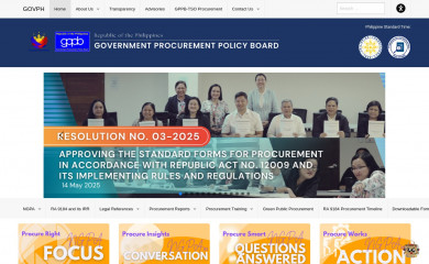 gppb.gov.ph screenshot