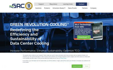 grcooling.com screenshot