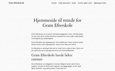 gram-efterskole.dk screenshot