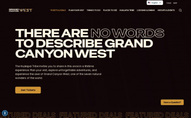 grandcanyonwest.com screenshot