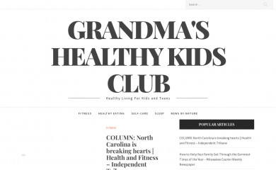 grandmashealthykidsclub.com screenshot