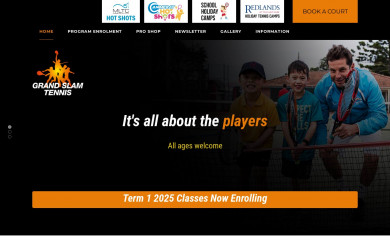 grandslamtennis.com.au screenshot