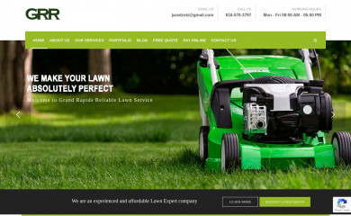 grandrapidslawnservice.com screenshot