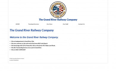 grandriverrailway.com screenshot