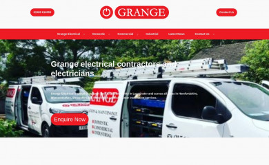grange-electrical.co.uk screenshot