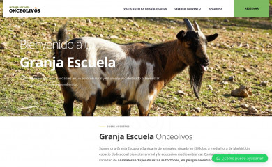 granjaescuelaonceolivos.es screenshot