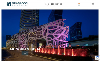 grabadosenmarmol.com screenshot