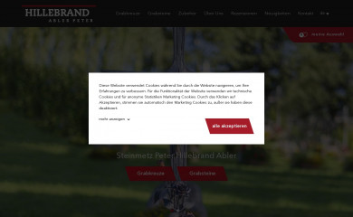 grabkreuze-hillebrand.com screenshot
