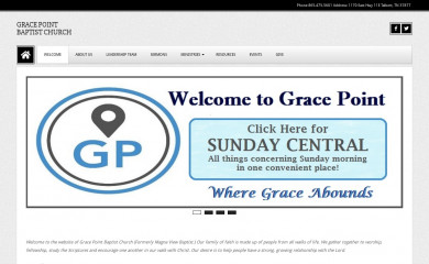 gracepointtalbott.org screenshot