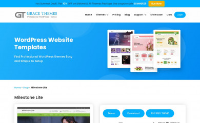 Milestone lite screenshot