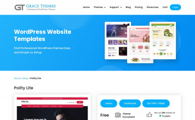 https://gracethemes.com/themes/free-campaign-wordpress-theme/ screenshot