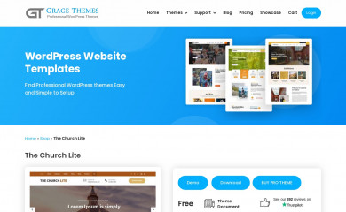 https://gracethemes.com/themes/free-church-religious-wordpress-theme screenshot
