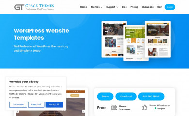 https://gracethemes.com/themes/free-church-religious-wordpress-theme screenshot