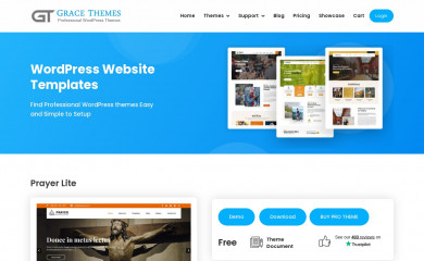 https://gracethemes.com/themes/prayer/ screenshot