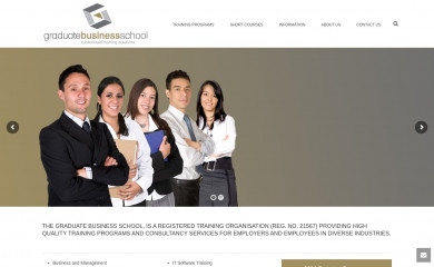 graduatebusinessschool.com.au screenshot