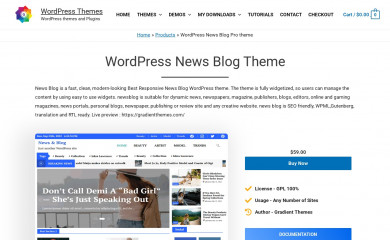 https://www.gradientthemes.com/product/news-blog-pro-theme/ screenshot