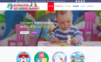 gradinitawonderland.com screenshot