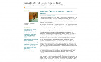 graemespeak.com screenshot