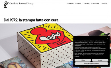 grafichetacconi.it screenshot