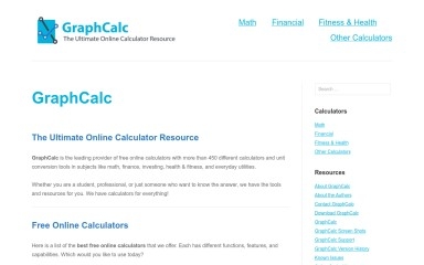graphcalc.com screenshot