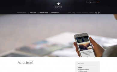http://www.graphene-theme.com/franz-josef/ screenshot