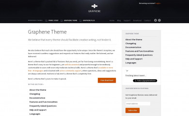 https://www.graphene-theme.com/graphene-theme/ screenshot