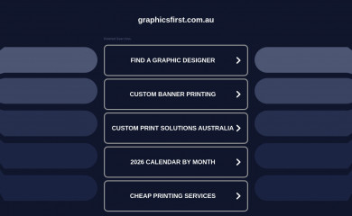graphicsfirst.com.au screenshot