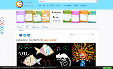 graphisme-ecriture.com screenshot