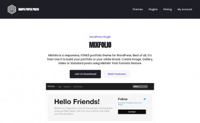 Mixfolio screenshot