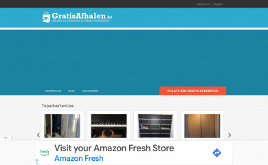 gratisafhalen.be screenshot