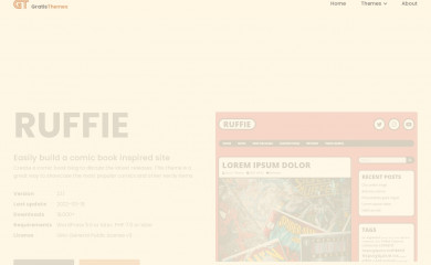 https://gratis-themes.com/themes/ruffie screenshot