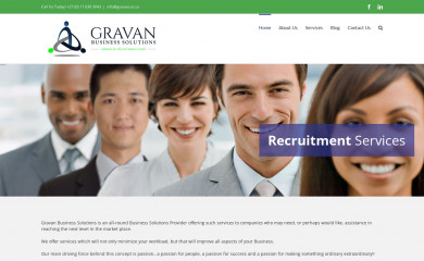 gravan.co.za screenshot