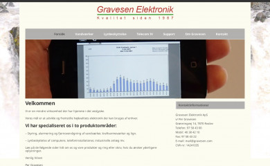 gravesen.com screenshot