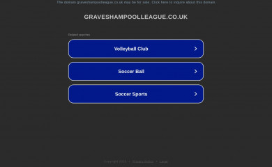 graveshampoolleague.co.uk screenshot