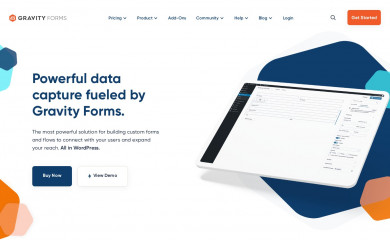 gravityforms.com screenshot