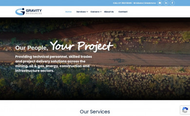 gravityresources.com.au screenshot