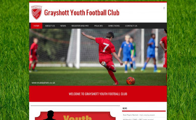 grayshottfc.co.uk screenshot