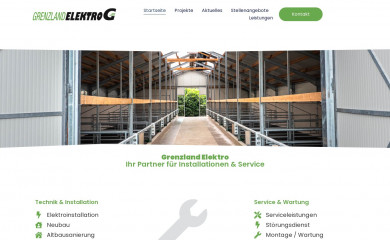 grenzland-elektro.de screenshot