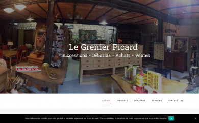 grenier-picard.fr screenshot