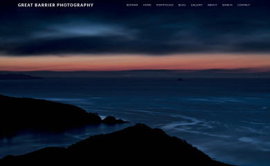 greatbarrierphotography.com screenshot