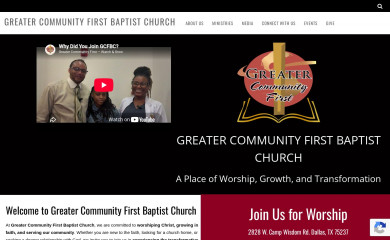 greatercfbc.org screenshot