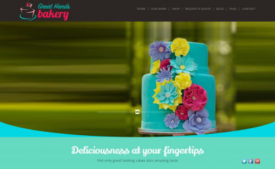 greathandsbakery.com screenshot